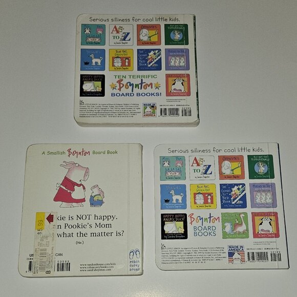 6 Sandra Boynton Board Books Lot Going To Bed Hippopotamus What's Wrong READ - Picture 3 of 16